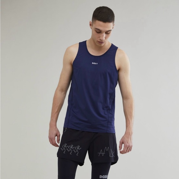 Urban Outfitters Doxa Run Navy Tank Top - Picture 2 of 7